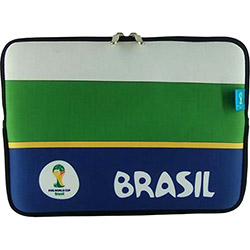 Case para Notebook 14" Brasil Fifa - Neoprene Azul