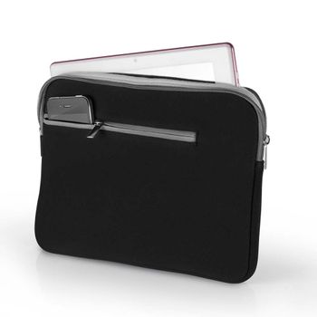 Case Pocket Preto e Cinza para Notebook Até 14 - Bo207 BO207