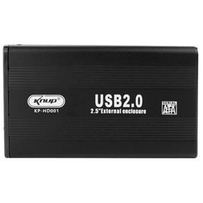 Case Porta HD para PC Notebook Sata 2.5 USB 2.0 Knup KP-HD