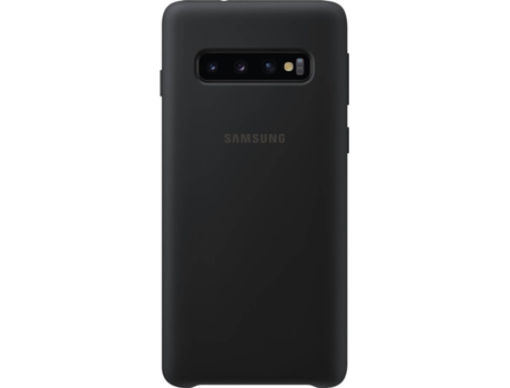 Capa Protetora de Silicone Samsung Galaxy S10 Original Preta