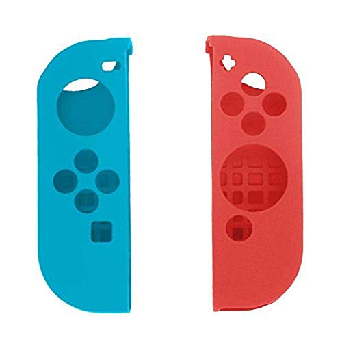 Case Silicone Nintendo Switch Proteção para Controle Joy-con - Azul/ Vermelho.
