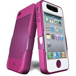 Case Solo para IPhone 4G - Black/Pink - ISkin