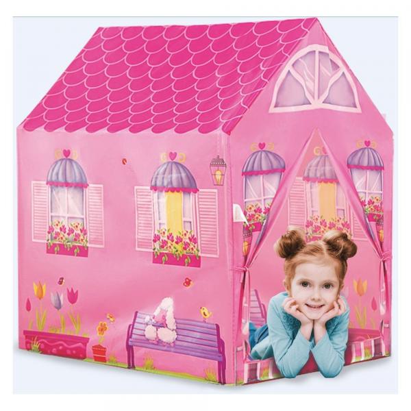 Casinha Barraca Rosa Infantil Tenda Toca Leitura DM Toys DMT5652