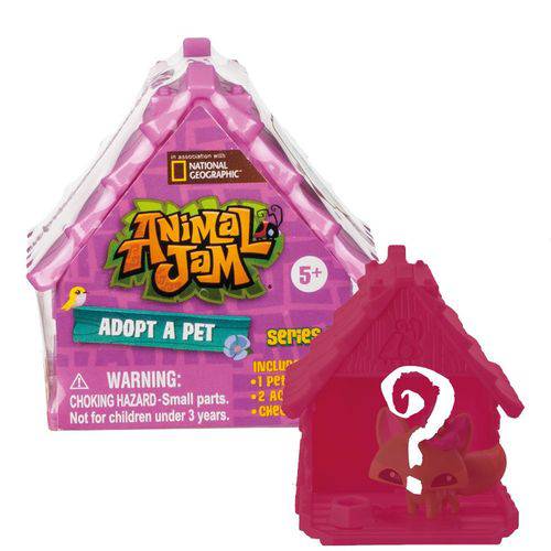Casinha Surpresa - Animal Jam - Adote um Pet - Fun