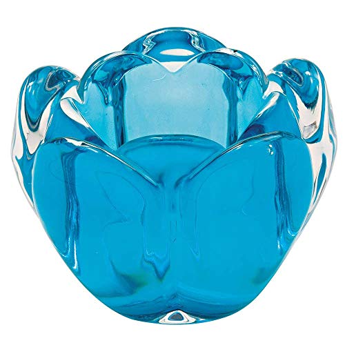 Castical de Vidro Flor Azul