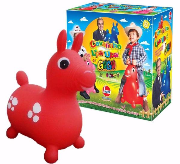 Cavalinho Upa Upa do Gugu Vermelho Lider - Lider Brinquedos