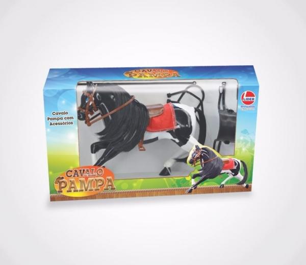Cavalo Brinquedo Pampa Lider 19cm