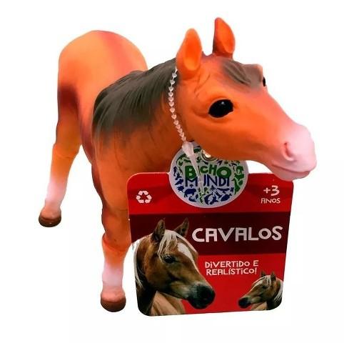Cavalo Divertido e Realístico Bicho Mundi - Figura em PVC 15 - Dtc