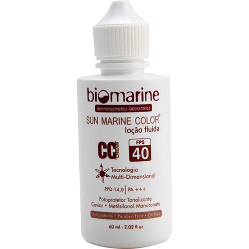 Tudo sobre 'CC Cream Biomarine Sun Marine FPS 40 - 60ml'