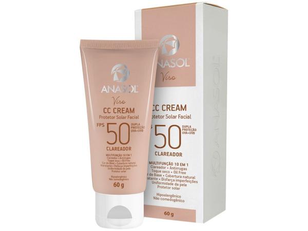 CC Cream Facial Anasol FPS 50 Viso - 60g