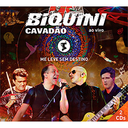CD - Biquini Cavadão ao Vivo - me Leve Sem Destino (2 Discos)