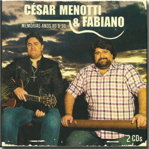 Cd Cesar Menotti e Fabiano - Memorias Anos 80 e 90