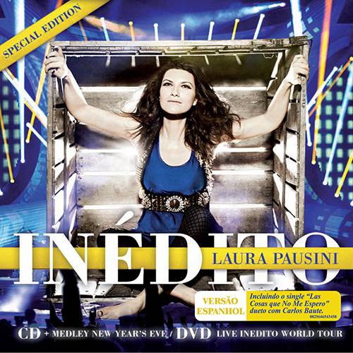 Tudo sobre 'CD+DVD Laura Pausini - Inédito (Espanhol)'