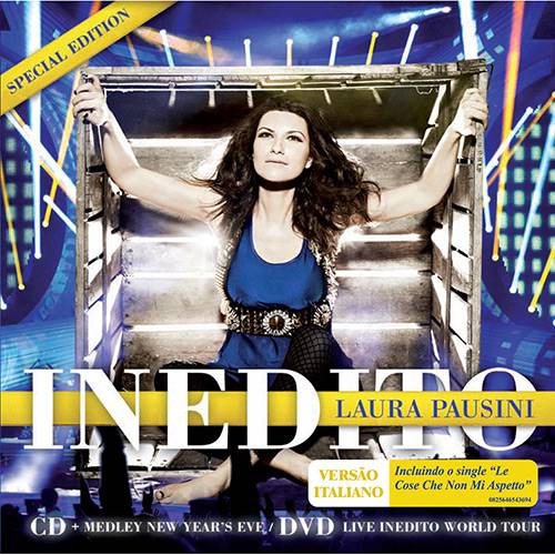 Tudo sobre 'CD+DVD Laura Pausini - Inédito (Italiano)'