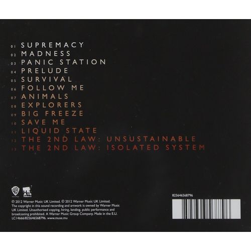 Cd - Muse - The 2nd Law