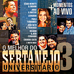 CD o Melhor do Sertanejo Universitário 3