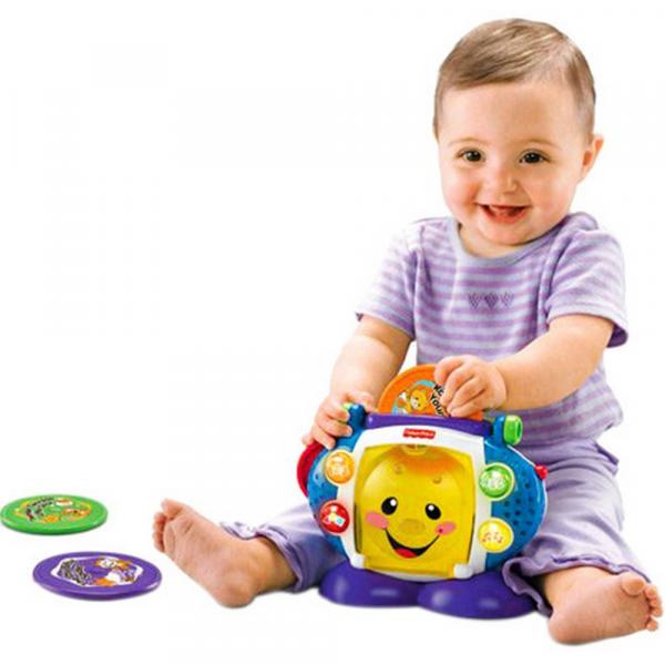 CD Player Aprender e Brincar Fisher Price Mattel P5314 - Mattel