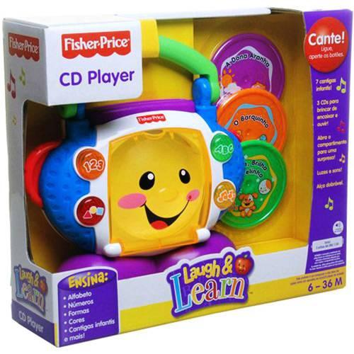 CD Player Aprender e Brincar Fisher-Price - Mattel