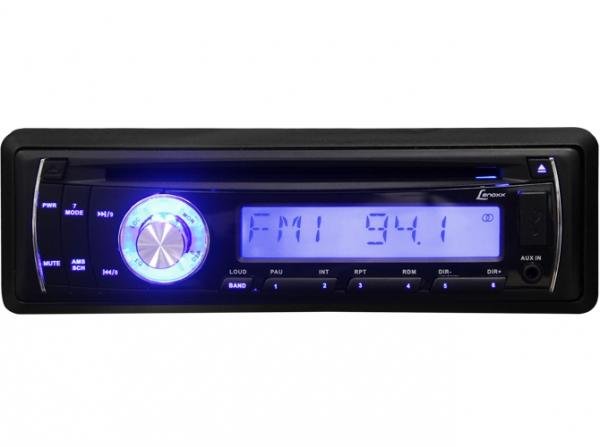 CD Player Automotivo Lenoxx AR 613 Rádio FM Entradas USB, SD e AUX