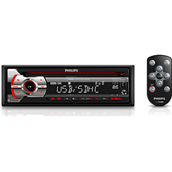 Tudo sobre 'CD Player Automotivo Philips CEM2100X - Rádio AM/FM, Entradas USB e SD'