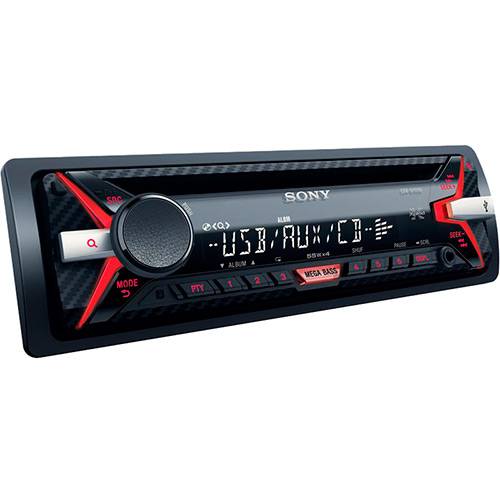 Tudo sobre 'CD Player Automotivo Sony CDX-G1170U MP3 WMA Rádio AM e FM com Entradas USB e Auxiliar Painel Destacável - Preto'