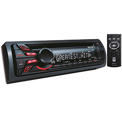 CD Player Automotivo Sony XPlod GT520U, com Entradas USB, Aux, Rádio Am/FM e Controle Remoto