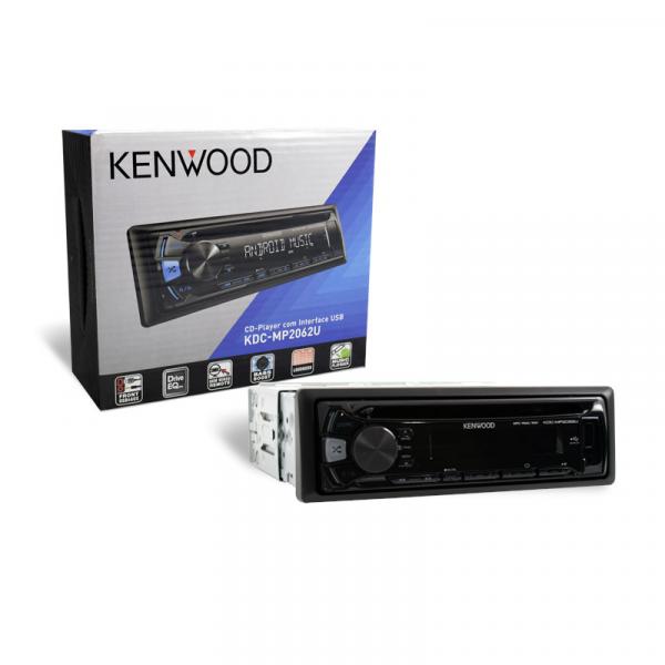CD Player com Entradas AUX / USB JVC-Kenwood KDC-MP2062U