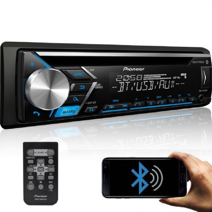 Cd Player DEH-S4080BT Pioneer Bluetooth, Mixtrax, Usb + Controle