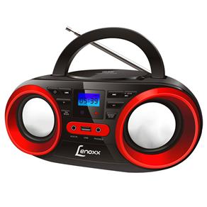 CD Player Lenoxx BD-129 com MP3, Entrada USB, Entrada Auxiliar e Rádio FM – 5 W