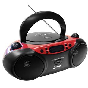 CD Player Lenoxx Boombox BD-126 com MP3, Entrada USB, Entrada Auxiliar e Rádio AM/FM – 4,5 W