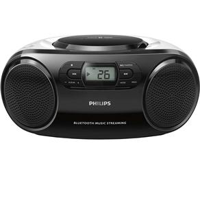 CD Player Philips AZ330TX/78 com MP3, Bluetooth, Entrada USB, Entrada de Áudio e Rádio FM – 4 W