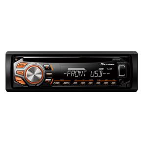 CD Player Pioneer DEH-X1680UB com Rádio AM/FM, Tecnologia Mixtrax, Entradas USB, Auxiliar e RCA, e Controle Remoto