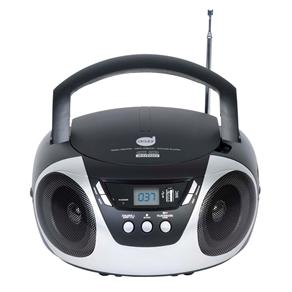 CD Player Portátil Dazz 651083 com MP3, Entrada USB, Entrada Auxiliar e Rádio AM/FM – 2 W
