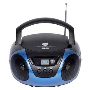 CD Player Portátil Dazz 651098 com MP3, Entrada USB, Entrada Auxiliar e Rádio AM/FM – 2 W