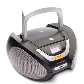CD Player Portátil Dazz 651394 com MP3, Entrada USB, Entrada Auxiliar e Rádio FM – 5W