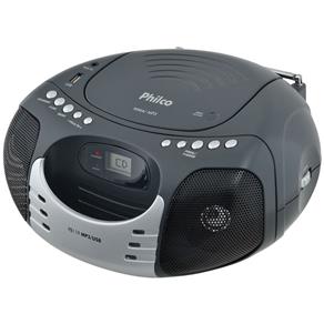 CD Player Portátil Philco PB119 com MP3, Entrada USB e Auxiliar de Áudio – 4 W