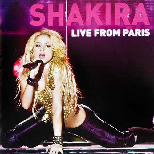 Tudo sobre 'CD Shakira - Live From Paris (CD + DVD)'