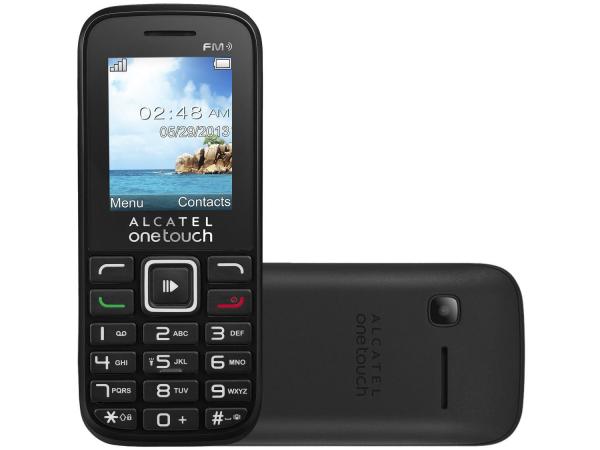 Celular Alcatel One Touch 1041 Dual Chip - Câmera Integrada MP3 Player Rádio FM Desbl. Claro
