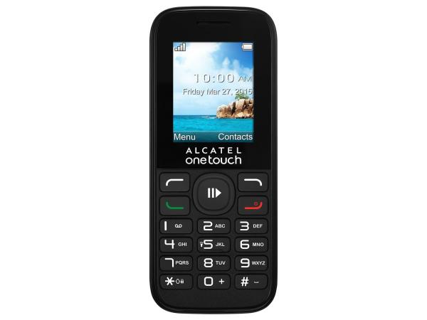 Celular Alcatel One Touch OT1050 Dual Chip - Câmera Integrada Viva-Voz Rádio FM Desbl. Oi