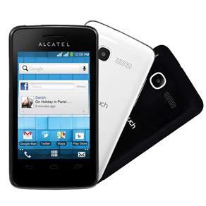 Celular Alcatel One Touch Pixi Preto com Tela 3.5”, Dual Chip, Câmera 2MP, Android 2.3, 3G, Wi-Fi, Bluetooth e 2 Capas Traseiras - Claro