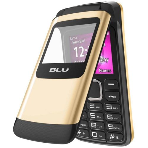 Tudo sobre 'Celular Blu Zoey Flex Z131 Dual Sim Tela 1.8 Câmera Vga Rádio Fm - Dourado'