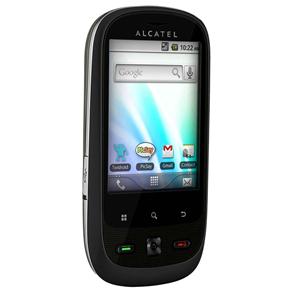 Celular Desbloqueado Alcatel OT890 Preto Dual Chip com Câmera 2MP, Touch Screen, Android 2.2, Wi-Fi, GPS, Rádio FM e Bluetooth