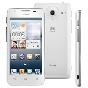 Celular Desbloqueado Huawei Ascend G510 Branco C/ Tela 4.5", Android 4.1, Processador Dual Core de 1,2 GHz, Câmera 5MP, Wi-Fi, 3G, FM, MP3 e Bluetooth