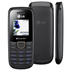 Celular Desbloqueado LG A275 Preto com Dual Chip, Rádio FM, Super Lanterna e Entrada Padrão de Fone de Ouvido de 3.5mm - Tim