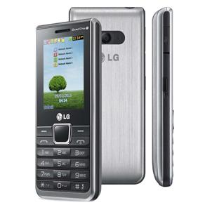 Celular Desbloqueado LG A395 Prata com Quadri Chip, Câmera 1.3MP, MP3, Rádio FM, Bluetooth e Fone de Ouvido