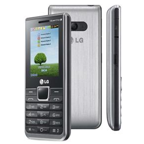 Celular Desbloqueado LG A395 Prata com Quadri Chip, Câmera 1.3MP, MP3, Rádio FM, Bluetooth