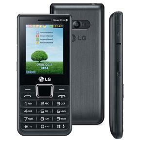 Celular Desbloqueado LG A395 Preto com Quadri Chip, Câmera 1.3MP, MP3, Rádio FM, Bluetooth e Fone de Ouvido