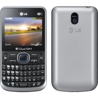 Celular Desbloqueado LG C397 Preto Dual Chip Teclado Qwerty Câmera 2MP Wi-Fi MP3 Rádio FM Bluetooth Fone e Cartão 2GB - LG
