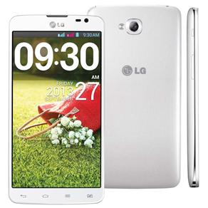 Celular Desbloqueado LG G Pro Lite Dual Branco com Dual Chip, Tela de 5.5”, Android 4.1, Câmera 8MP, 3G e Processador Dual Core de 1GHz
