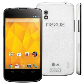 Celular Desbloqueado LG Nexus 4 Branco com Tela 4.7”, Processador de 1.5 GHz, Android 4.2, Câmera 8MP, 3G, Wi-Fi, Bluetooth e NFC